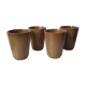 4 Digoin sandstone coffee cups