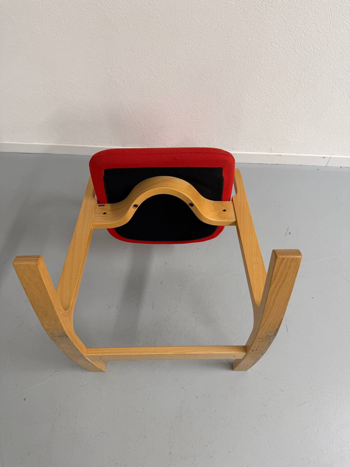 Stokke Varier Actulum red Scandinavian design rocking chair