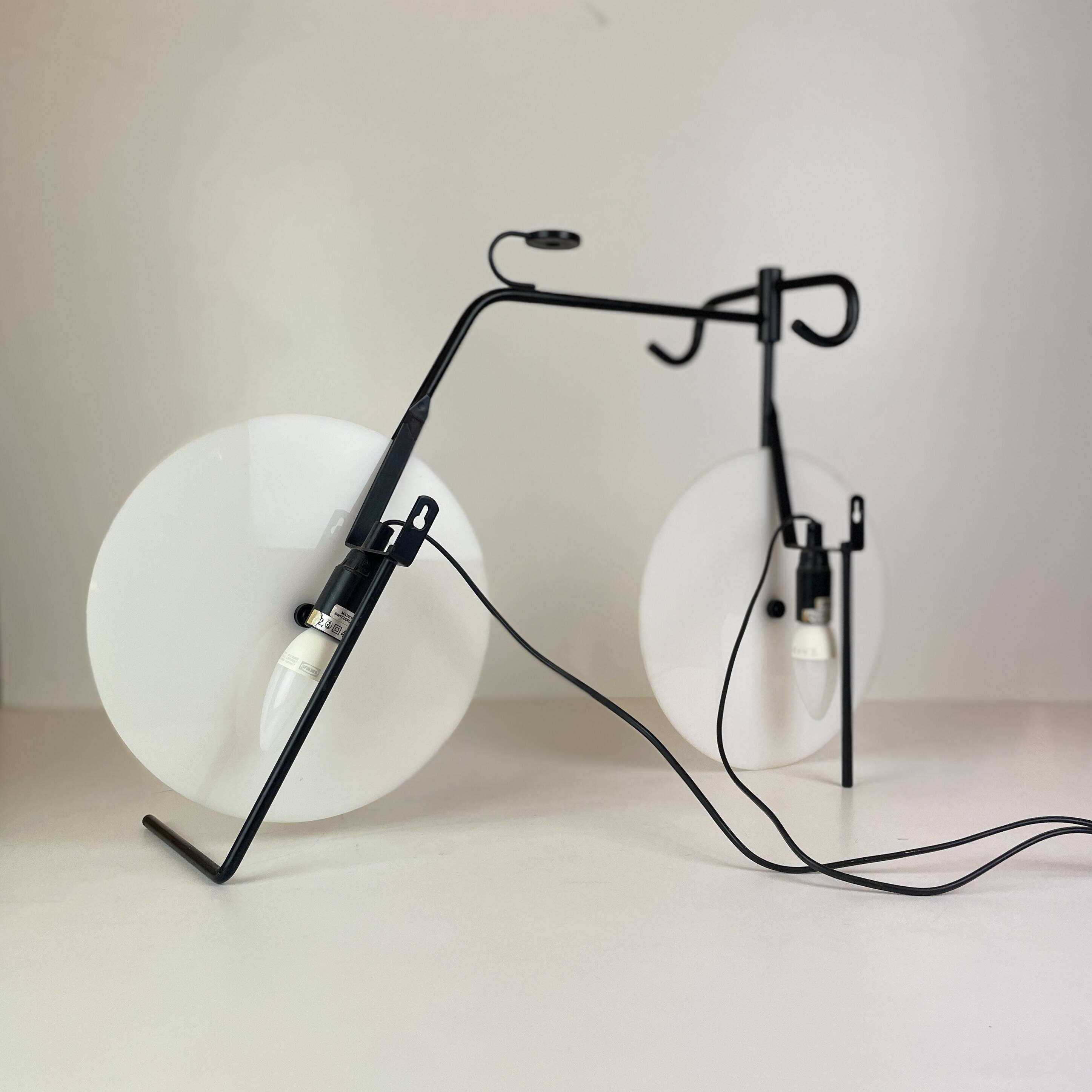 Bicycle Wall or Table Lamp by BAG Turgi from 1980'