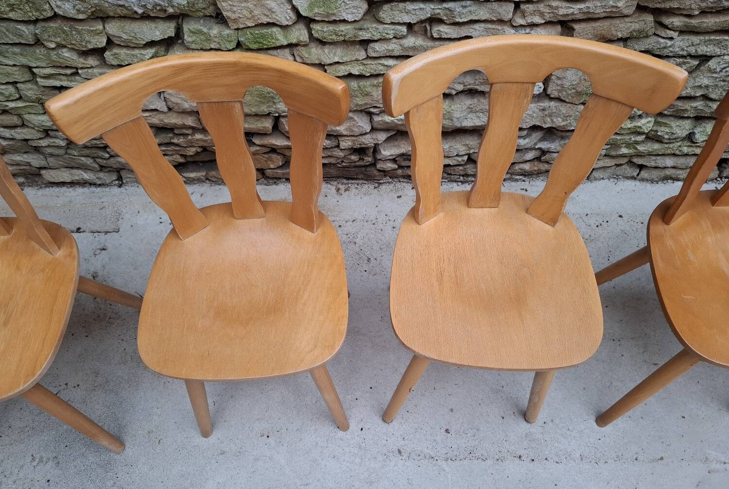 Set of 12 bistro chairs