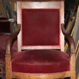 Office chair red bordeaux