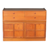 Retro Teak 1960s Nathan Squares Sideboard