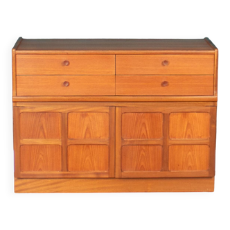 Retro Teak 1960s Nathan Squares Sideboard