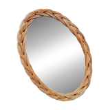 Wicker mirror