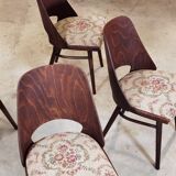 Suite de 4 chaises Ton 514 Oswald Haerdtl