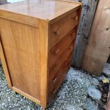 Vintage chiffonier with compass feet