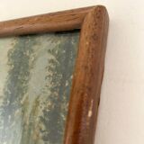 Painting from the 1900s, glass frame