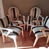 Set of convertibles and arm chairs