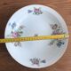 Round Hollow Dish in Limoges Porcelain Signed PCL Fleur
