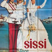 Original cinema poster "Sissi facing her destiny" Romy Schneider 120x160cm 1957