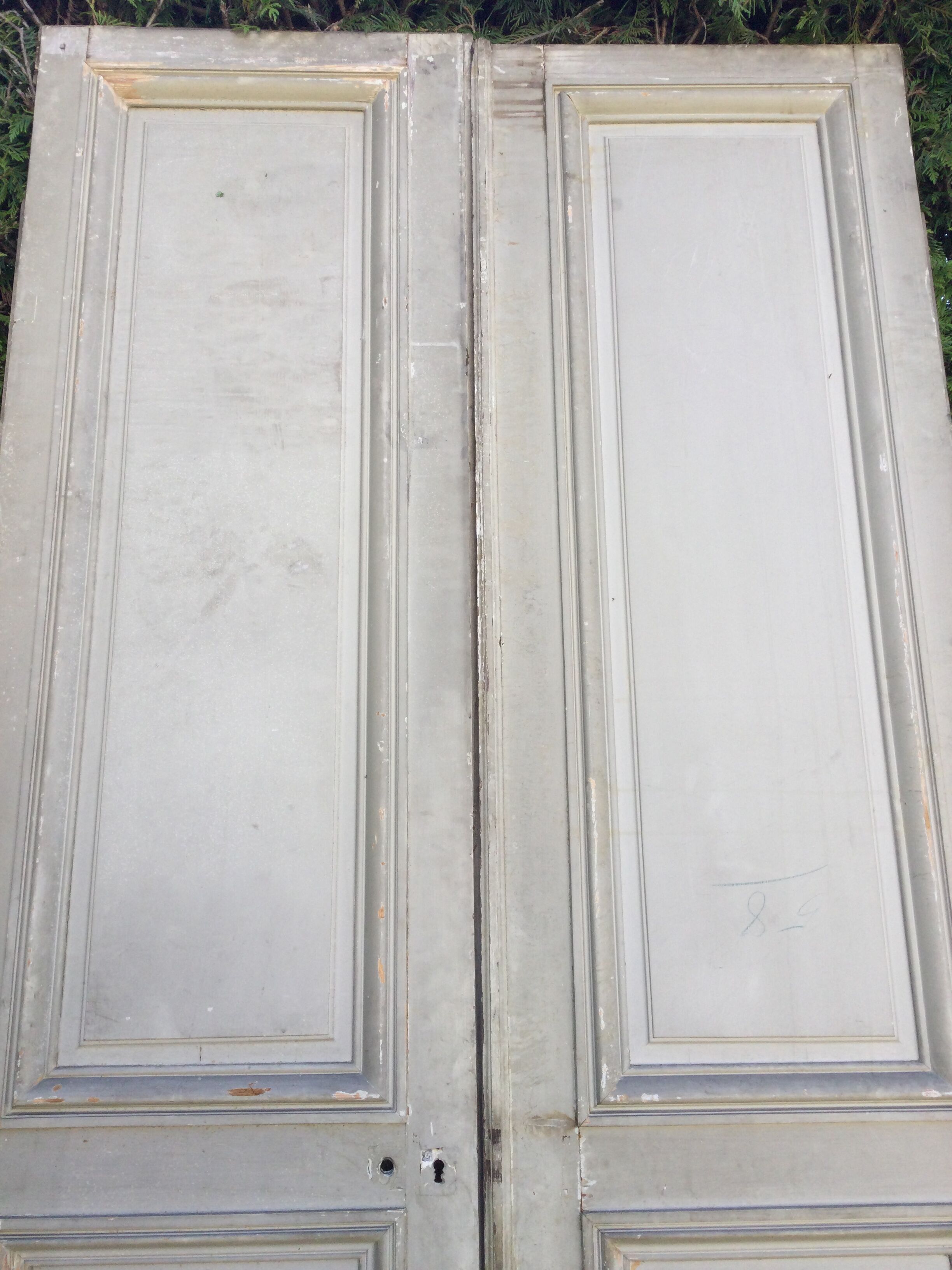 Paire de portes bois 270 cm