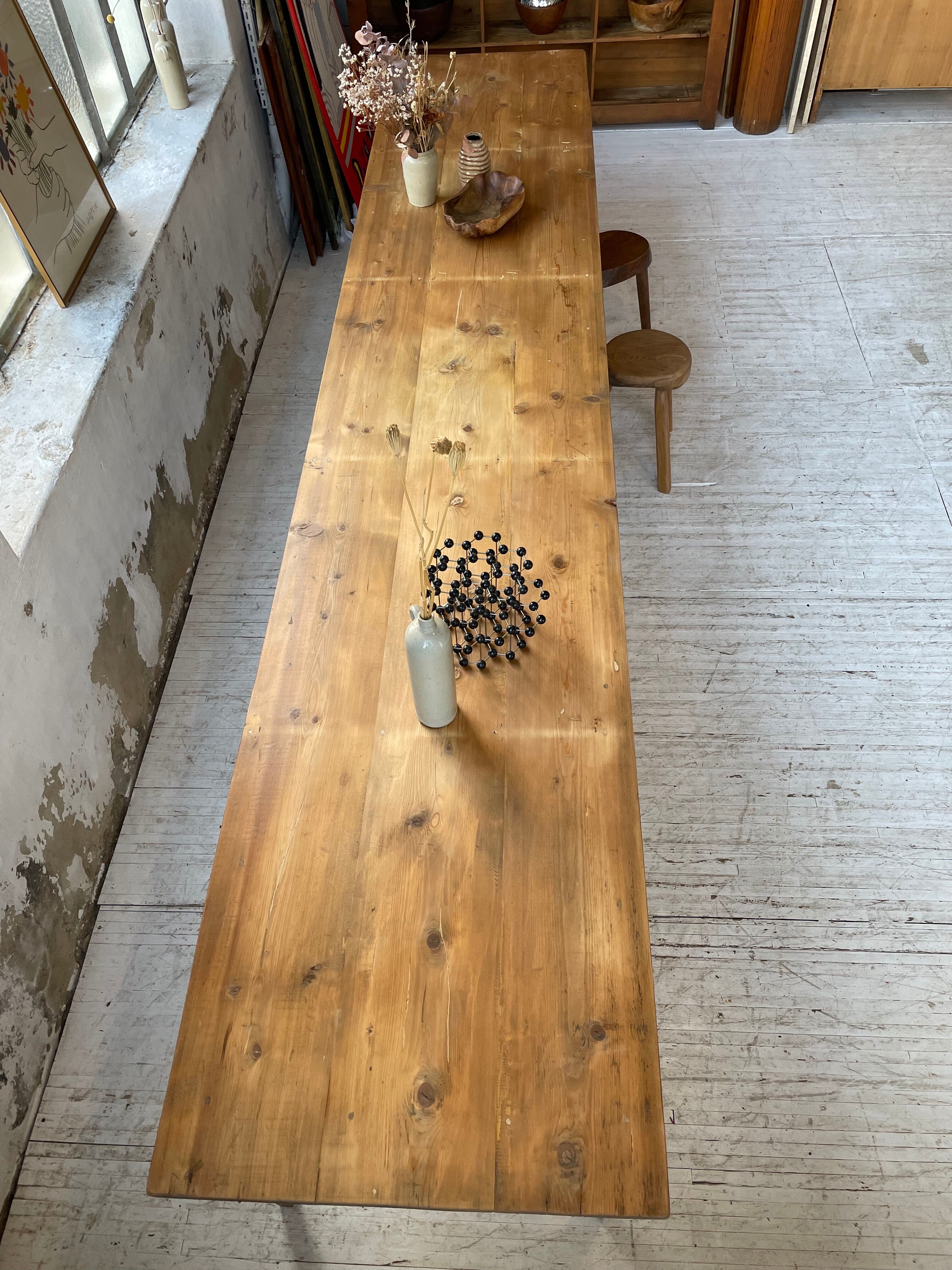 Farmhouse table beech pine XL 4m