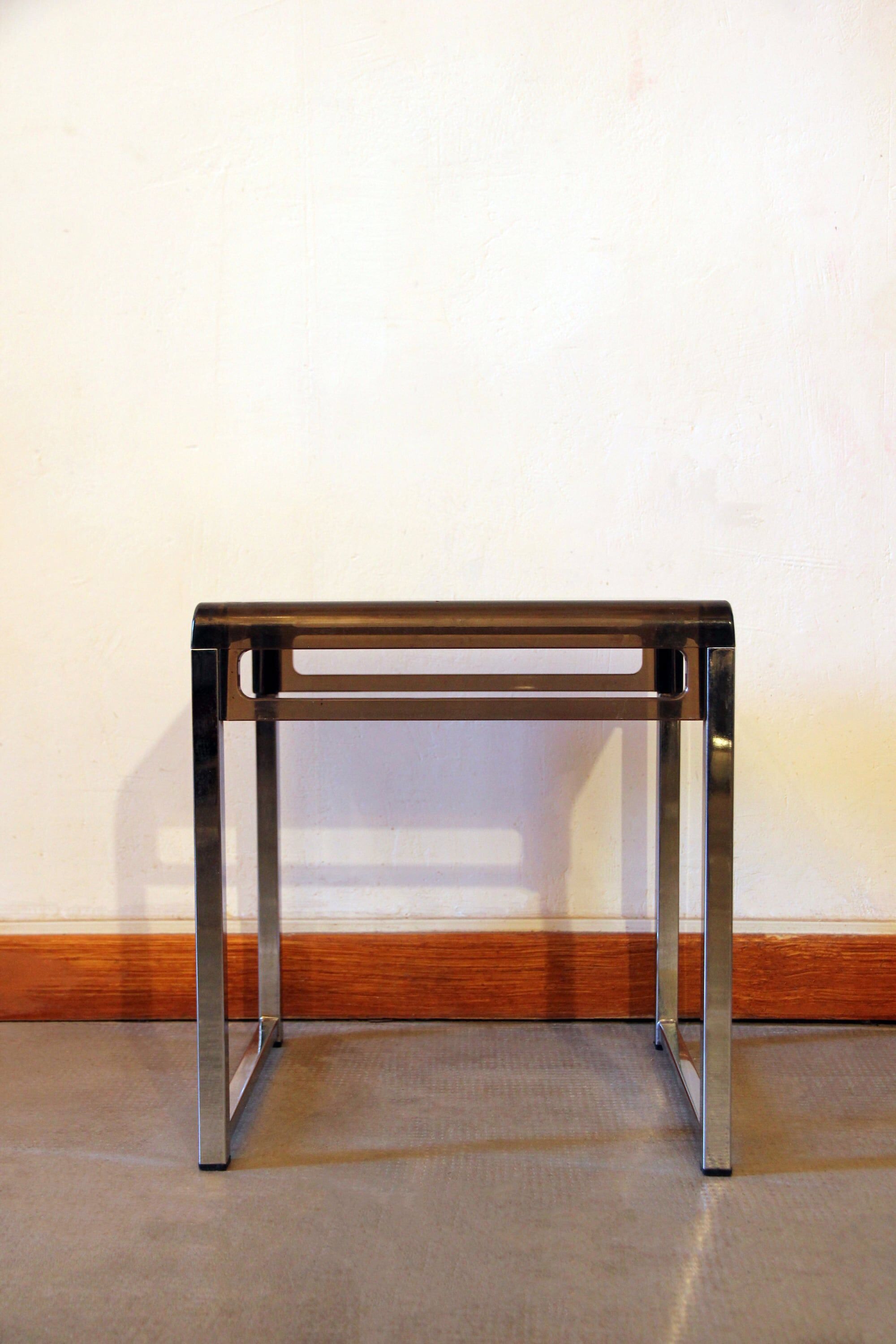 Vintage Plexiglas Sofa End