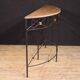 20th century French half-moon console