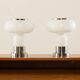 Murano glass Space Age table lamps, set of 2, Italy 1970s