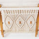 Macramé magazine holder