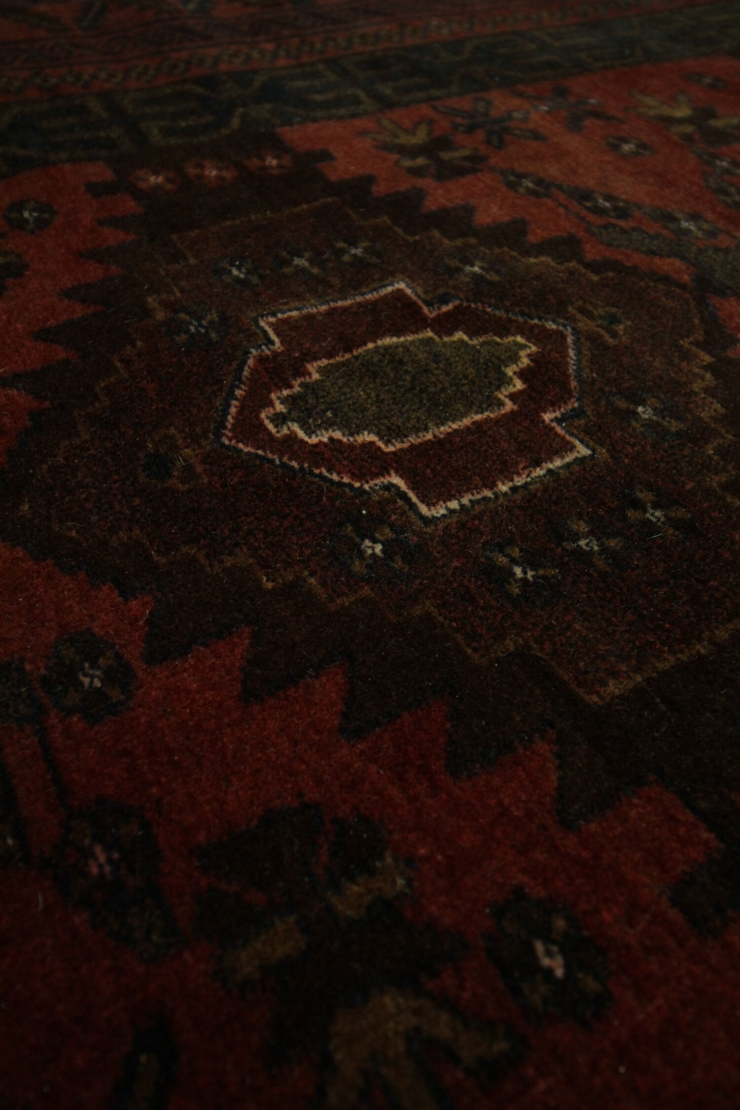 Traditional Handmade Persian Village Carpet Rug-100x183cm