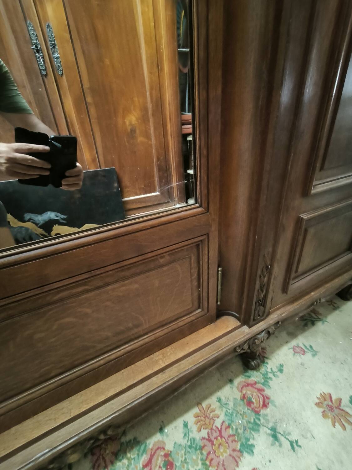 Armoire 3 portes style Régence 1910-1920