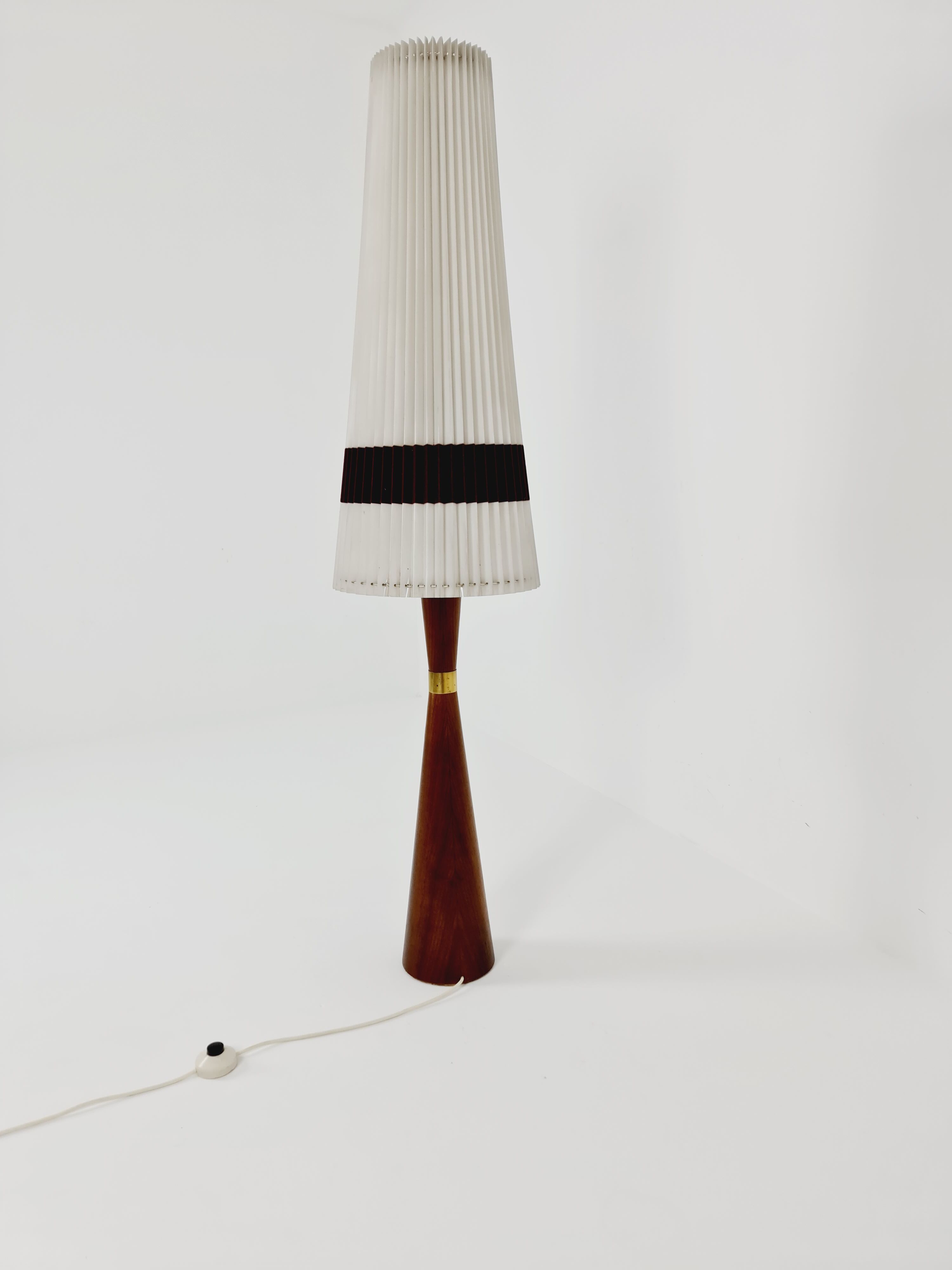 Mid century Danish teak floor lamp  from the 60s
