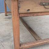 Solid wood farm table