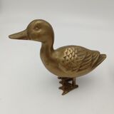 Pair of brass ducks