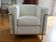 Fauteuil LC2 Le Corbusier cuir blanc réédition Cassina (4 fauteuils dispo.)