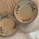 Assiettes creuses Salins France fleurs