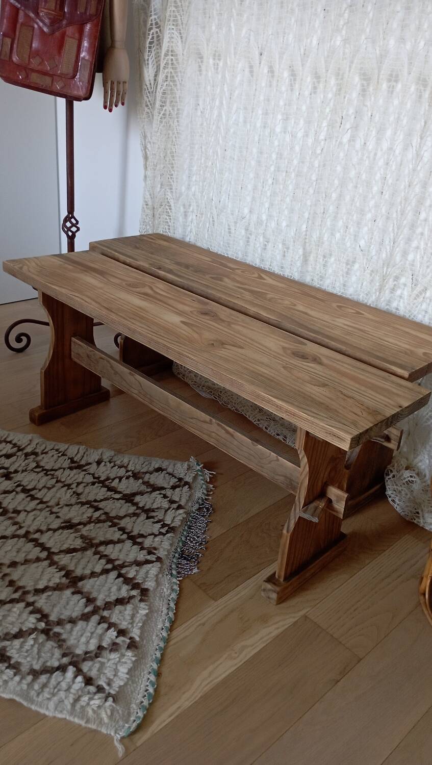 Pair of antique benches