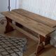 Paire de bancs anciens
