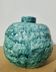 Turquoise round vase 1970 signed