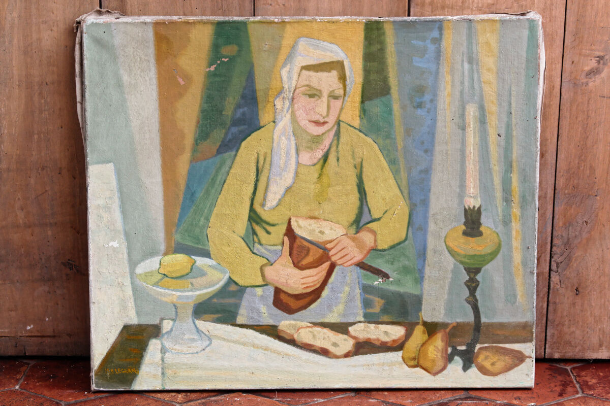 Oil on canvas, Marcel Oswald Legrand