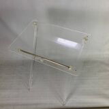 Plexiglass folding table, 1970s