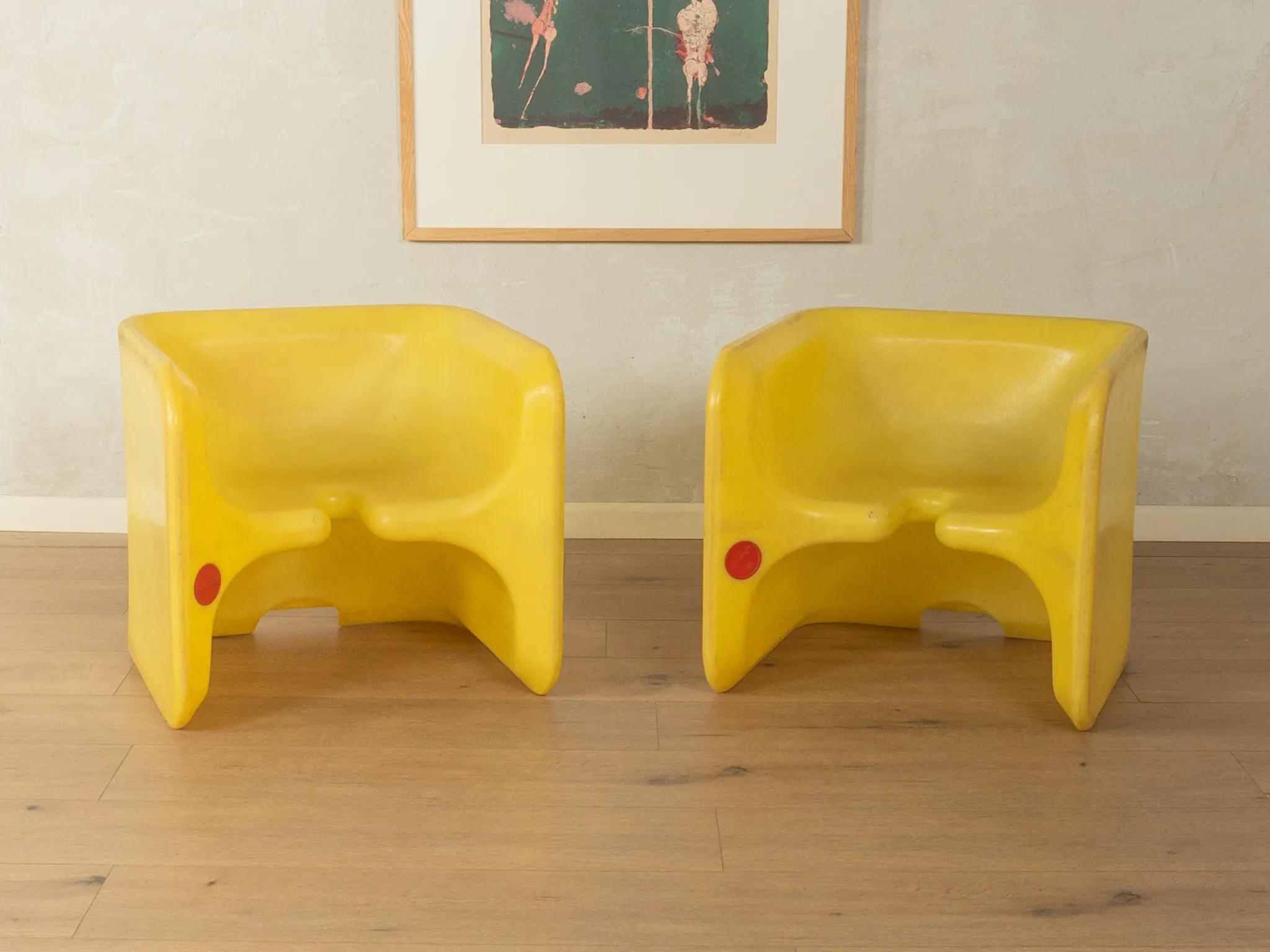 Gigantos children's furniture set by Rhein Conti in authentic space-age design of the 1970s