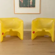 Gigantos children's furniture set by Rhein Conti in authentic space-age design of the 1970s