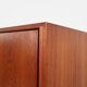 Buffet haut en teck, design danois, années 1960, designer : EW Bach