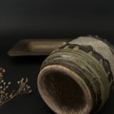 ceramic & enameled vase - Mid-century decorative arts, Germany