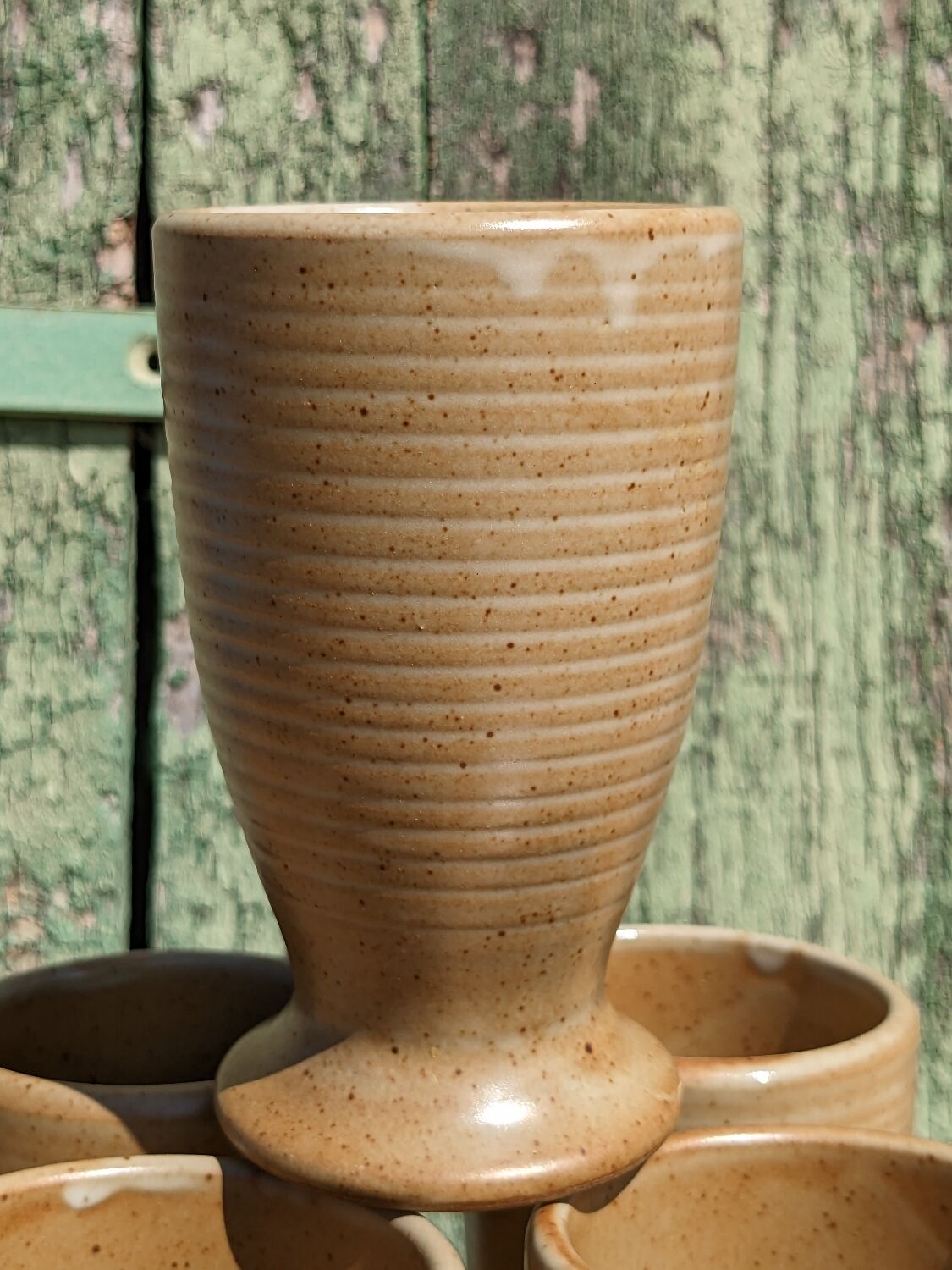 Mazagrans cups in artisanal stoneware by 4