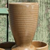 4 tasses Mazagrans en grès artisanal