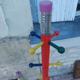 Coat rack and pencil shelf 80'S , Design Pierre Sala