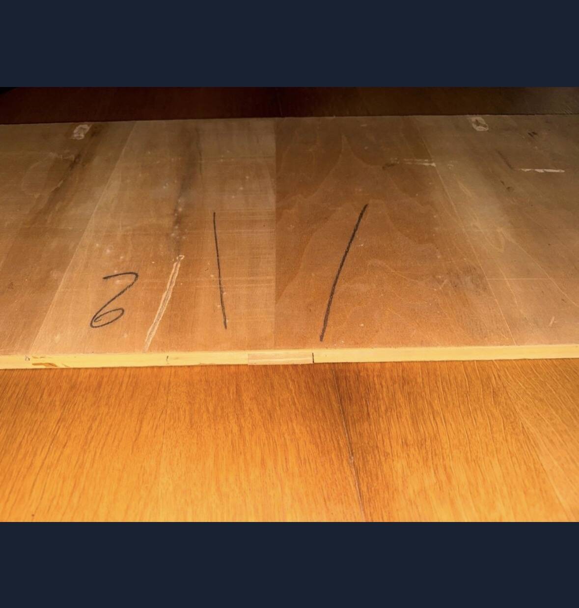 Round oak table
