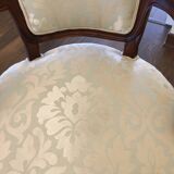 Paire de fauteuils cabriolets style Louis XV