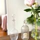Vintage 60s chiseled glass decanter