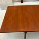 Table scandinave extensible vintage en teck