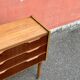 Danish vintage teak chest of drawers / nightstand, mid century modern, 1960