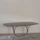 Table à manger verre fumé 1970
