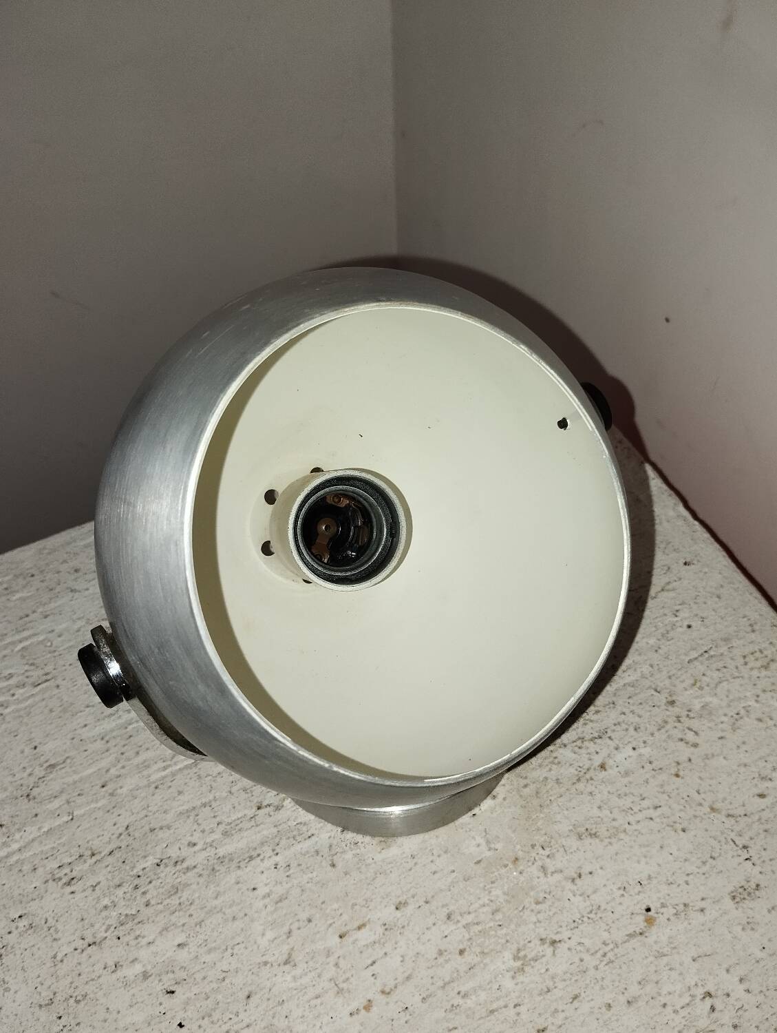 Aluminum ball wall lamp Space age design 70