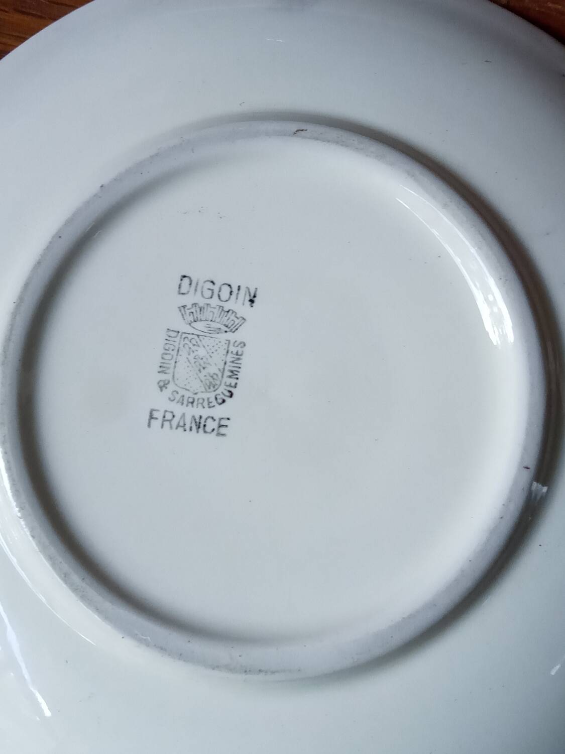 Six Digoin coffee cups from the 50s