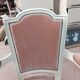Fauteuil bois laqué blanc style Louis XVI