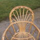 Paire de fauteuils en rotin vintage