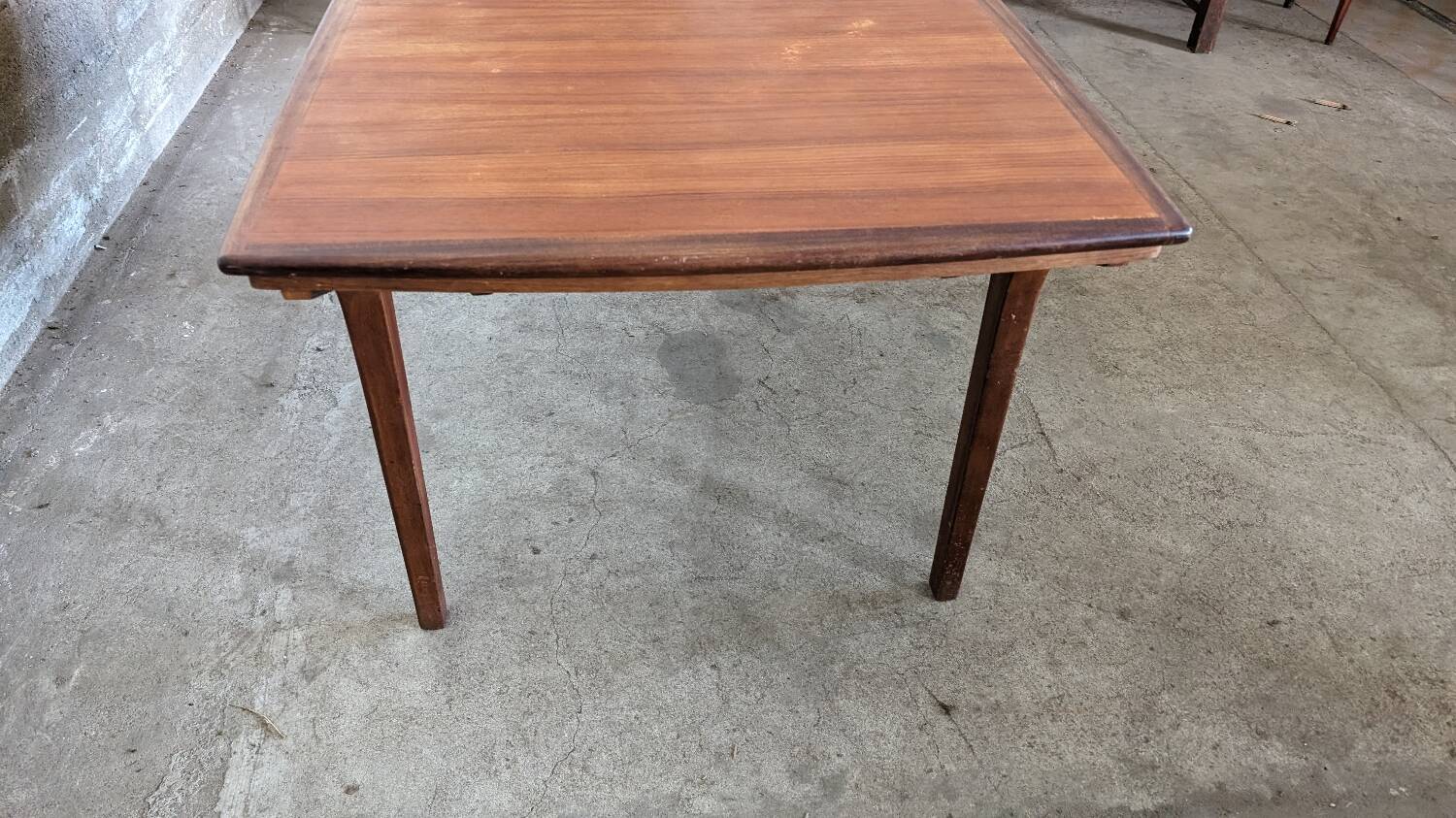 Table scandinave vintage avec rallonges